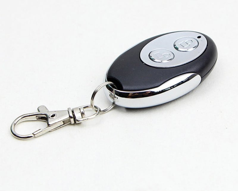 Daljinski upravljač s 2 tipke, u obliku jajeta, 315/433 MHz, 3V, domet 10-30 m, -40 do 60 °C