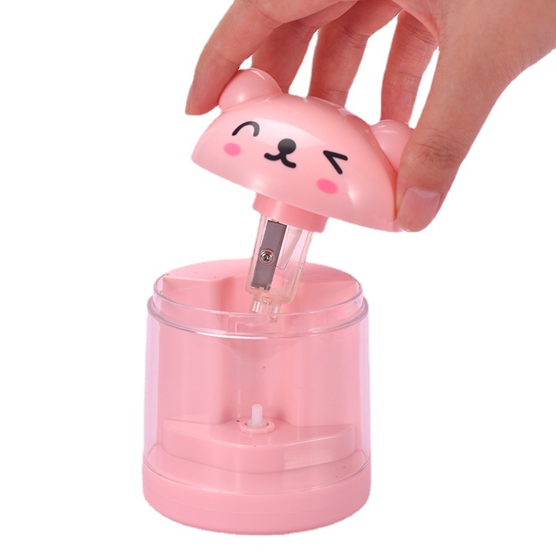 Električni oštrač olovaka s dizajnom životinje, model 60, plastično tijelo