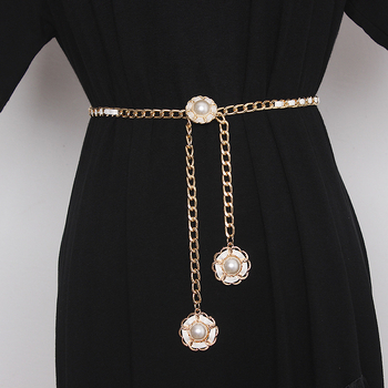 Pojasni lanac, korejskog stila, dizajn s više krugova, universalno, duljina ispod 60 cm, unisex