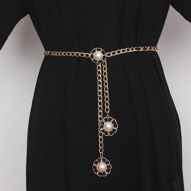 Pojasni lanac, korejskog stila, dizajn s više krugova, universalno, duljina ispod 60 cm, unisex