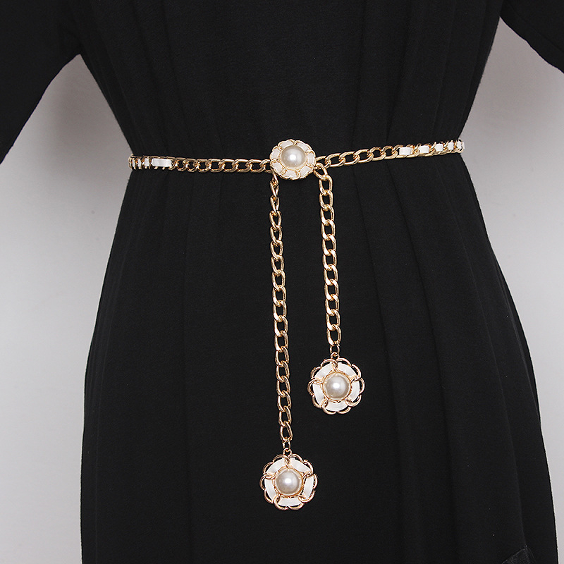 Pojasni lanac, korejskog stila, dizajn s više krugova, universalno, duljina ispod 60 cm, unisex