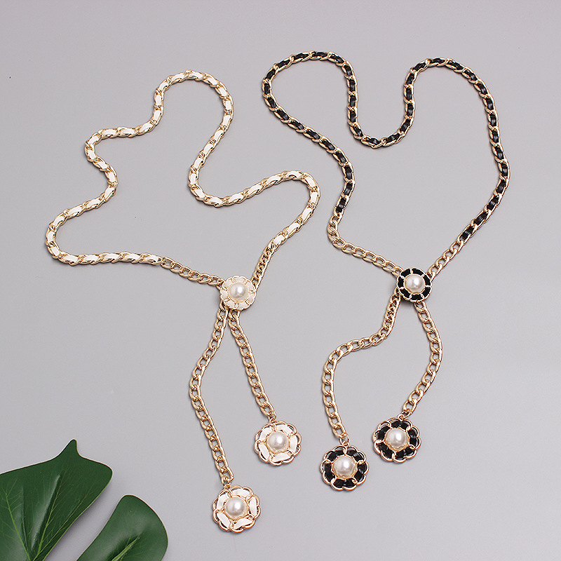 Pojasni lanac, korejskog stila, dizajn s više krugova, universalno, duljina ispod 60 cm, unisex