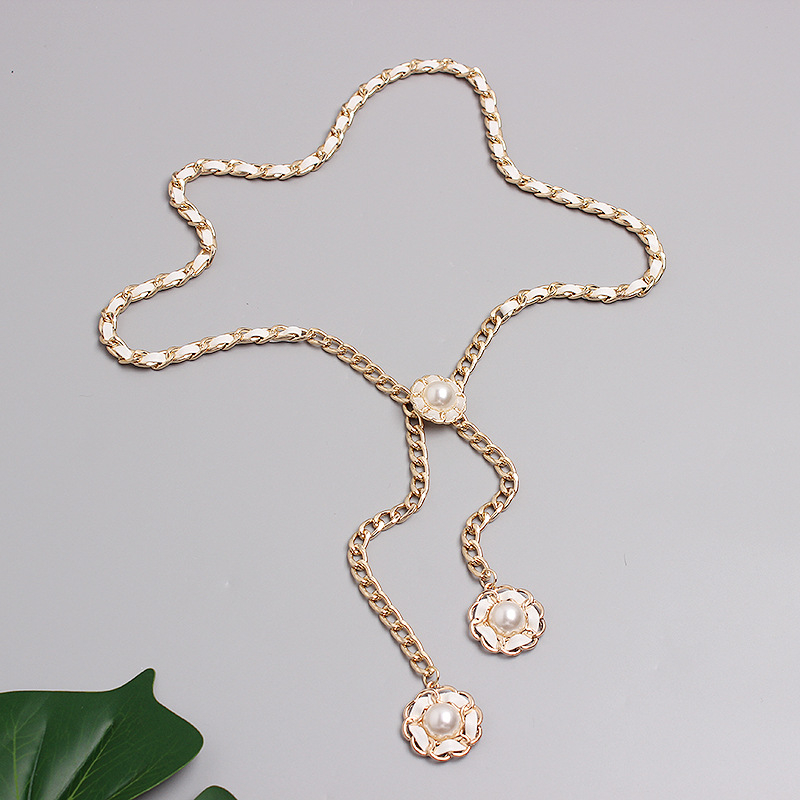 Pojasni lanac, korejskog stila, dizajn s više krugova, universalno, duljina ispod 60 cm, unisex