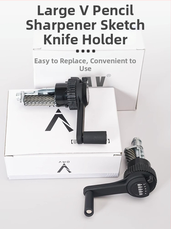 DAV Veliki-V oštrilo za olovke s zamjenjivim oštricama i setom držača noža - metalna konstrukcija, Marka: DAV, Bez uvoza, Bez IP ovlaštenja
