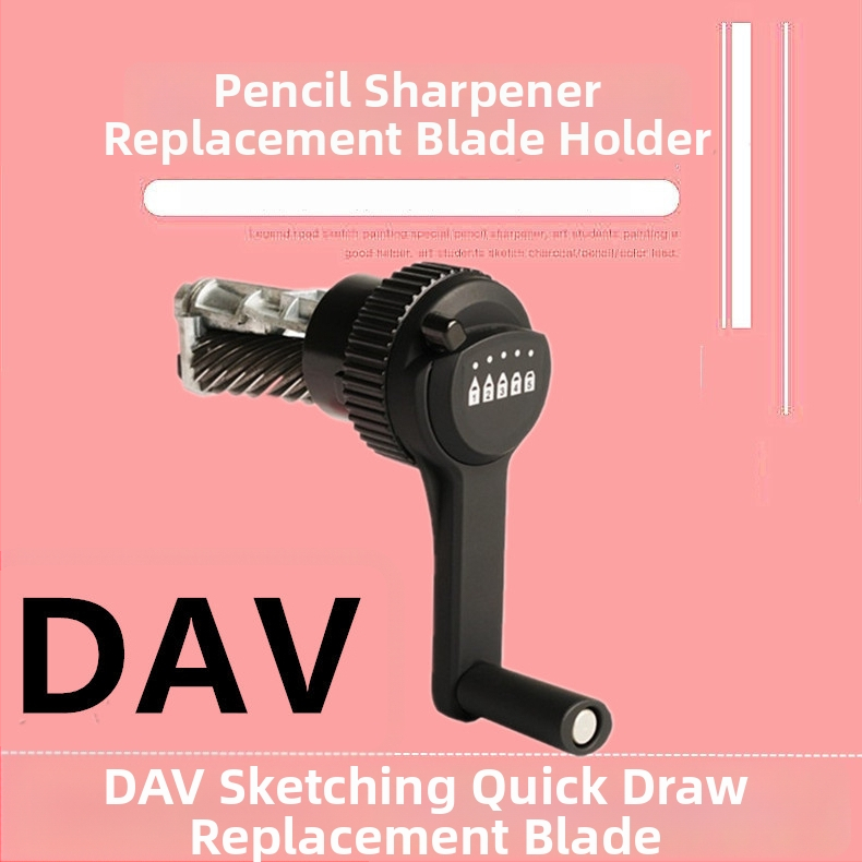 DAV Veliki-V oštrilo za olovke s zamjenjivim oštricama i setom držača noža - metalna konstrukcija, Marka: DAV, Bez uvoza, Bez IP ovlaštenja