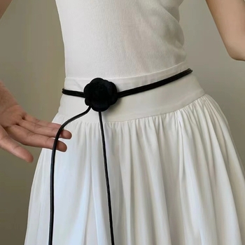 Centură din PU cu cataramă din aliaj, închidere cu cârlig, lățime sub 2 cm, accesoriu de modă versatil vară 2024