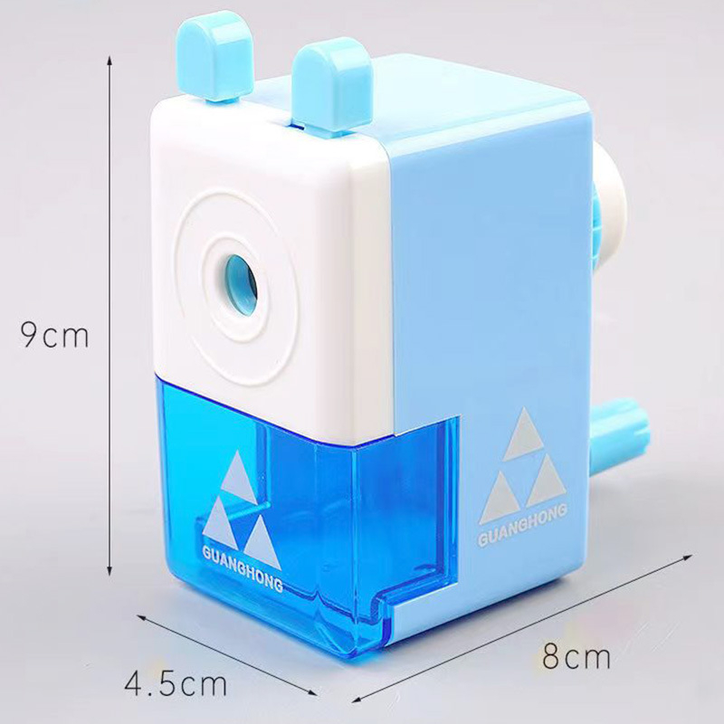 Ръчна острилка за моливи Tenggao 3086, пластмасова, ръчно задвижвана, тегло 120 g