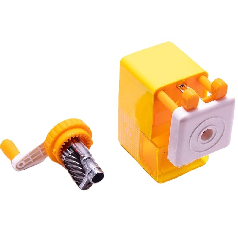 Ръчна острилка за моливи Tenggao 3086, пластмасова, ръчно задвижвана, тегло 120 g