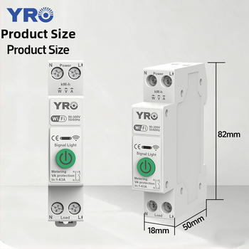 Inteligentný Wi‑Fi istič s ovládaním cez aplikáciu, 230V, 63A, CE