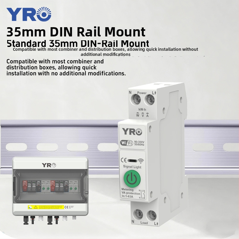 Inteligentný Wi‑Fi istič s ovládaním cez aplikáciu, 230V, 63A, CE
