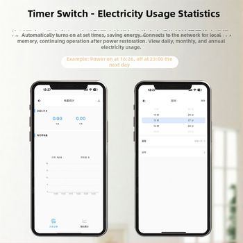 Inteligentný istič s WiFi, diaľkové ovládanie cez mobilný telefón a časovačom, 220V AC, 63A, nastaviteľný až 15000W
