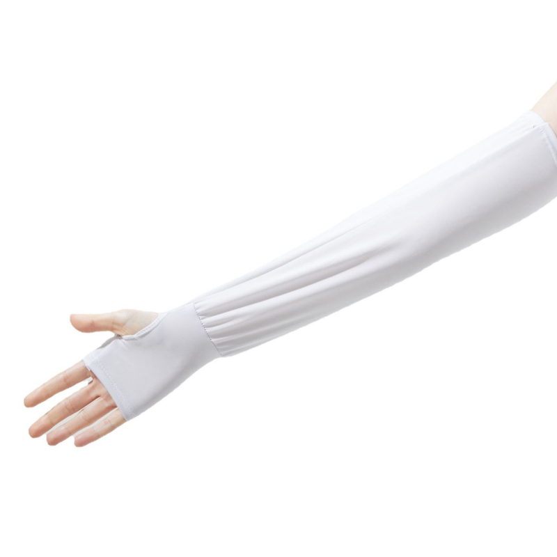 Rukavi za UV zaštitu za podlakticu - unisex, dugi, opuštenog kroja, za vožnju (100% poliester; šivano; dugačak)