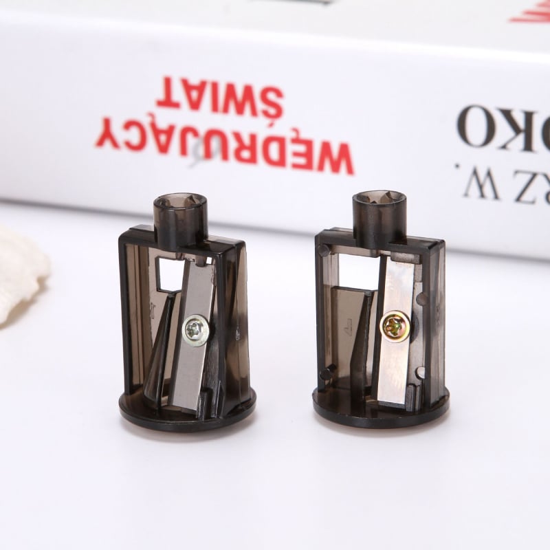 Elektromos ceruzahegyező pengetartó, modell 8014, fém, elektromos hajtás, 40 g, 2 db