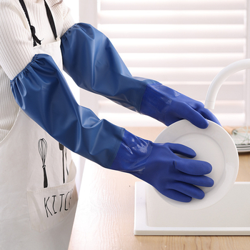 Γάντια PU με μακρύ και παχύτερο μανσέτο, ανθεκτικά σε οξέα και βάσεις, αδιάβροχα και ανθεκτικά στη φθορά για βιομηχανικό αλιευτικό τομέα