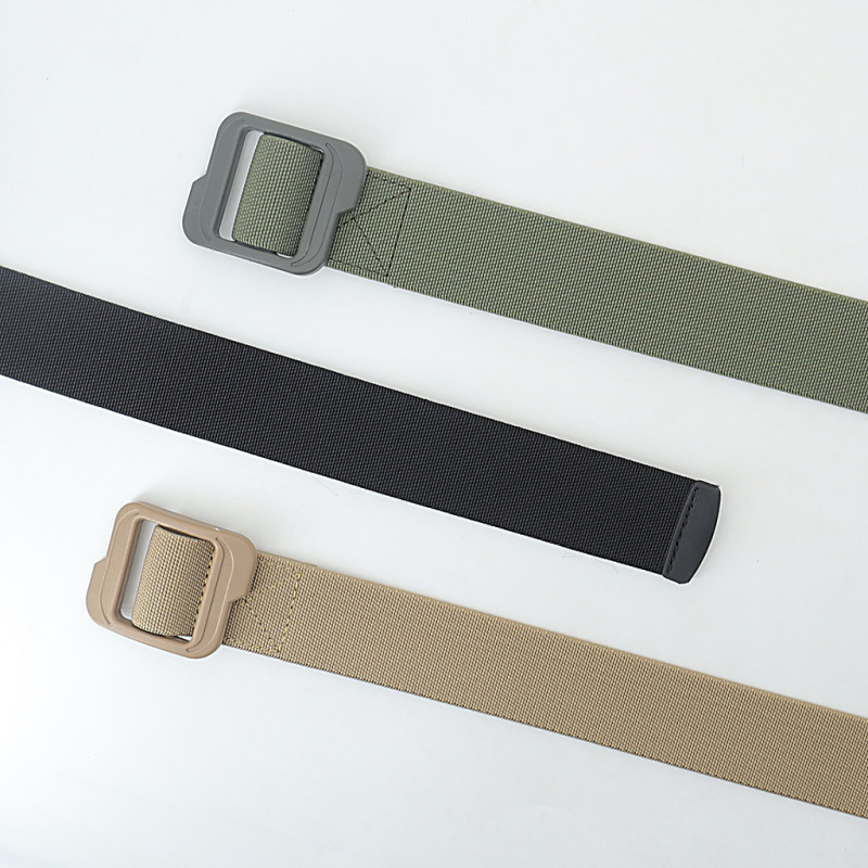 Centură de canvas tactică pentru bărbați și femei, curea casual de exterior, din fibre de poliester, cataramă japoneză, material cataramă: rășină, stil streetwear/neutru, lansare toamnă 2025