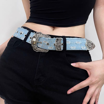 Lanac za struk od tkanog lana, casual stil, duljina 60–80 cm, širina 7 cm, za žene