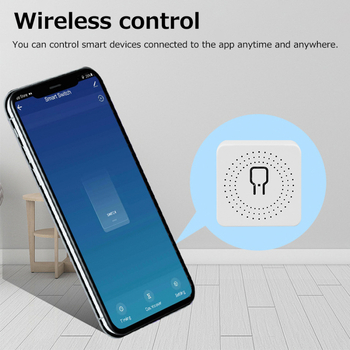Έξυπνος WiFi χρονιστικός διακόπτης, 20A, 100-240V AC, ABS πάνελ, απόσταση οπών εγκατάστασης 20mm, 500.000 κύκλοι