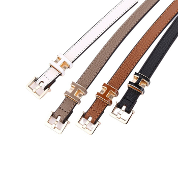 Curea de damă din PU, subțire, cu cataramă cu pin din aliaj, lățime sub 2 cm, cod 1.5H