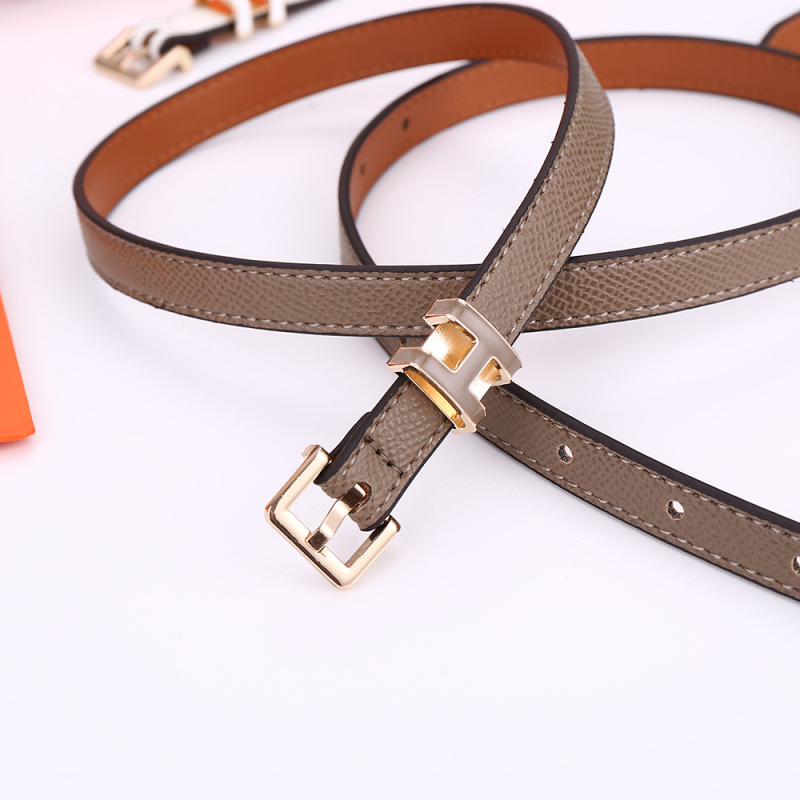 Curea de damă din PU, subțire, cu cataramă cu pin din aliaj, lățime sub 2 cm, cod 1.5H