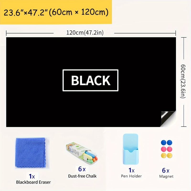 Magnetska zidna ploča za crtanje, samoljepljiva, plastična ploča s jednostranom površinom za pisanje