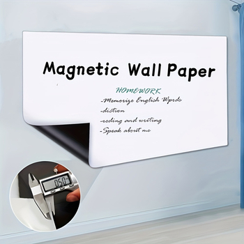 Grayfi magnetska PET ploča za suho brisanje, jednostrana, PET ploča, okvir od drva s ljepilnim rubovima, debljina 0,6 mm, uklonjiva površina privlači magnete i može se obrisati vlažnom krpom