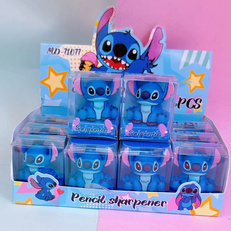 Oštrilo za olovke s dizajnom kapibare u karikaturi stilu, model 71090, tijelo od silikona, ručni pogon, pakiranje PVC kutija, 16 kom./kutija