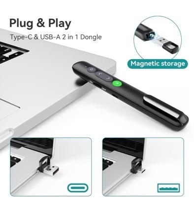 Daljinski upravljiva olovka s okretanjem stranica, punjenje plug‑and‑play, višenamjenska za Seewo ploču