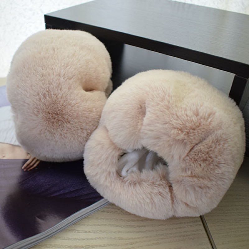 Ženske zimske manžetne od umjetne norke kožušine – tople, otporne na vjetar, pamukova podstava – Oh jun