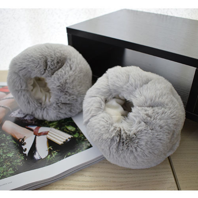 Ženske zimske manžetne od umjetne norke kožušine – tople, otporne na vjetar, pamukova podstava – Oh jun