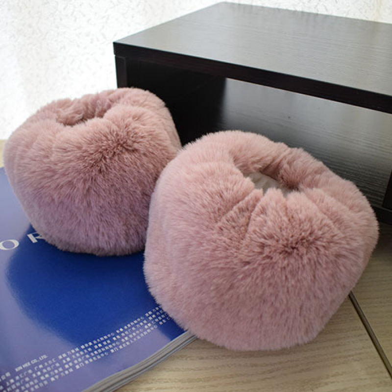 Ženske zimske manžetne od umjetne norke kožušine – tople, otporne na vjetar, pamukova podstava – Oh jun