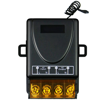 Întreruptor wireless cu un singur canal, tensiune largă 220V/110V, pentru pompă de apă, temperatură de funcționare -40°C până la +50°C, certificat CE