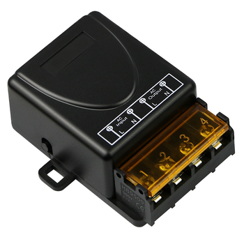 Întreruptor wireless cu un singur canal, tensiune largă 220V/110V, pentru pompă de apă, temperatură de funcționare -40°C până la +50°C, certificat CE