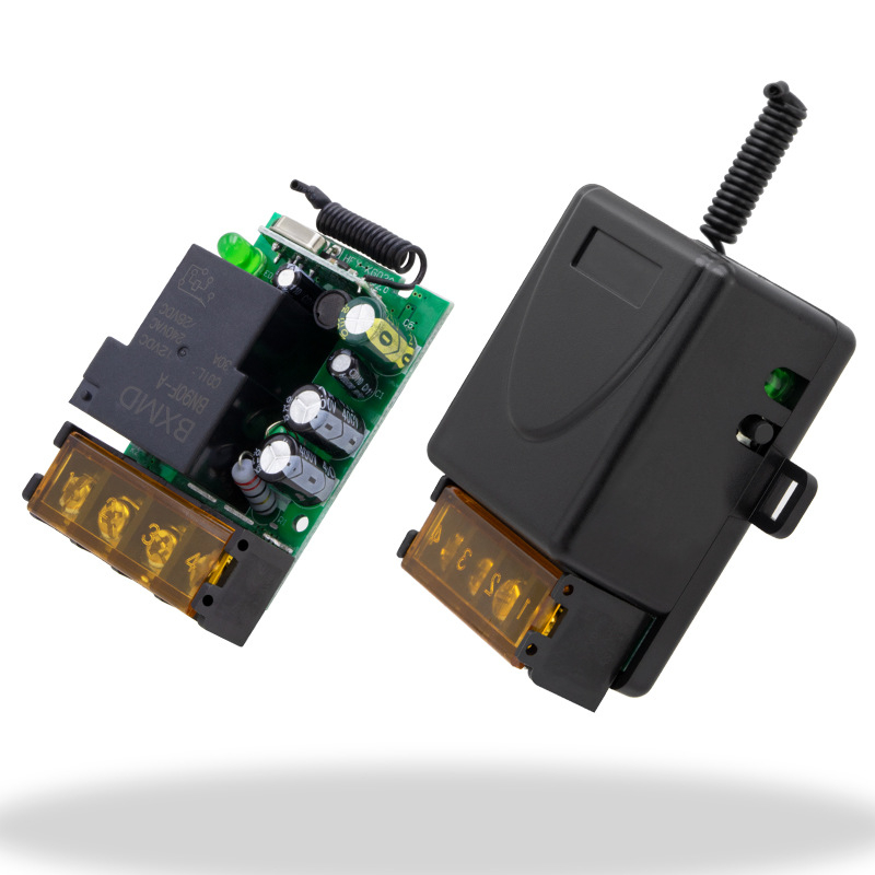 Întreruptor wireless cu un singur canal, tensiune largă 220V/110V, pentru pompă de apă, temperatură de funcționare -40°C până la +50°C, certificat CE