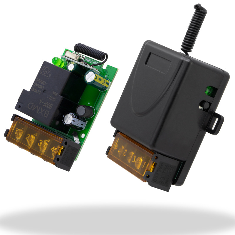 Întreruptor wireless cu un singur canal, tensiune largă 220V/110V, pentru pompă de apă, temperatură de funcționare -40°C până la +50°C, certificat CE