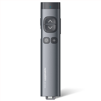 PPT lézeres prezentáló toll >200 m hatótávolság, hullámhosszak 640–660 nm és 495–545 nm, 300 mAh akkumulátor