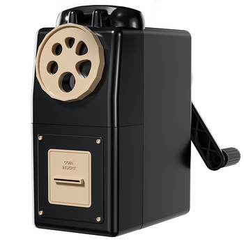 Ručni oštrivač olovaka s višestrukim otvorima i podesivom debljinom, plastično kućište, model JY-046