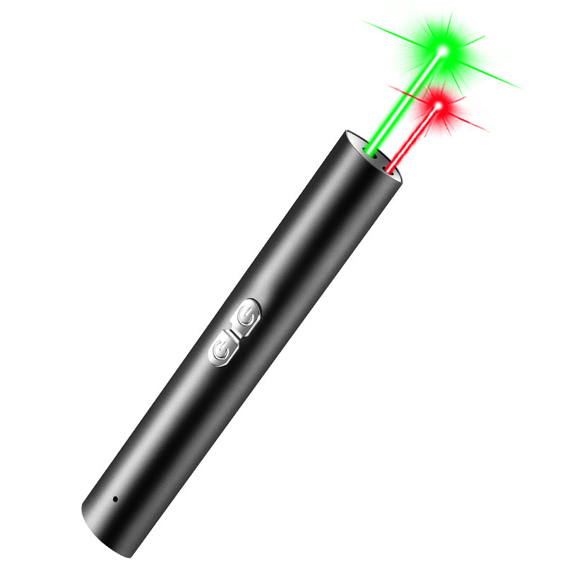 Laser olovka s dvostrukim izvorom svjetla, punjiva, kućište od aluminijske legure, mogućnost tiskanja logotipa, prilagodba