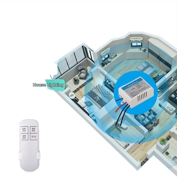 Bežični daljinski prekidač 220V — jednokanalan, jednosmjerni upravljač rasvjetom za stropno svjetlo i ventilator