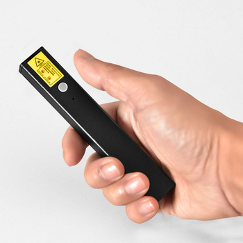 Laser pokazivač stylus s punjenjem Type-C, aluminijsko kućište Sub-Light, ispisano logo, bez prilagodbe (Brend: Sub-Light; Materijal: Aluminij; Tip: Laser pokazivač stylus; Ispis logotipa: Da; Prilagodba: Ne)