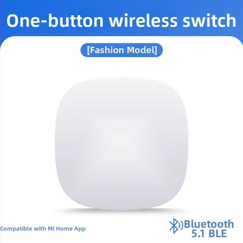 Bežični gumb za prekidač, Bluetooth 5.1 BLE, bez kablova, unutarnja uporaba, CE certifikat