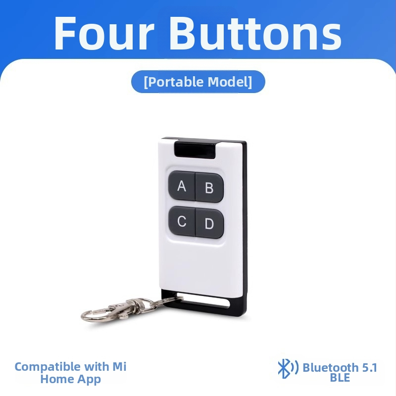 Bežični gumb za prekidač, Bluetooth 5.1 BLE, bez kablova, unutarnja uporaba, CE certifikat