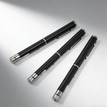 Laser pokazivač s tijelom od legure, zeleni zrak, dizajn s jednim glavom, domet 1 m