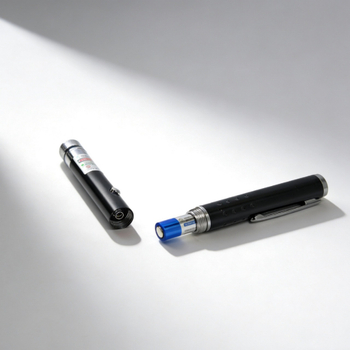 Laser pokazivač s tijelom od legure, zeleni zrak, dizajn s jednim glavom, domet 1 m