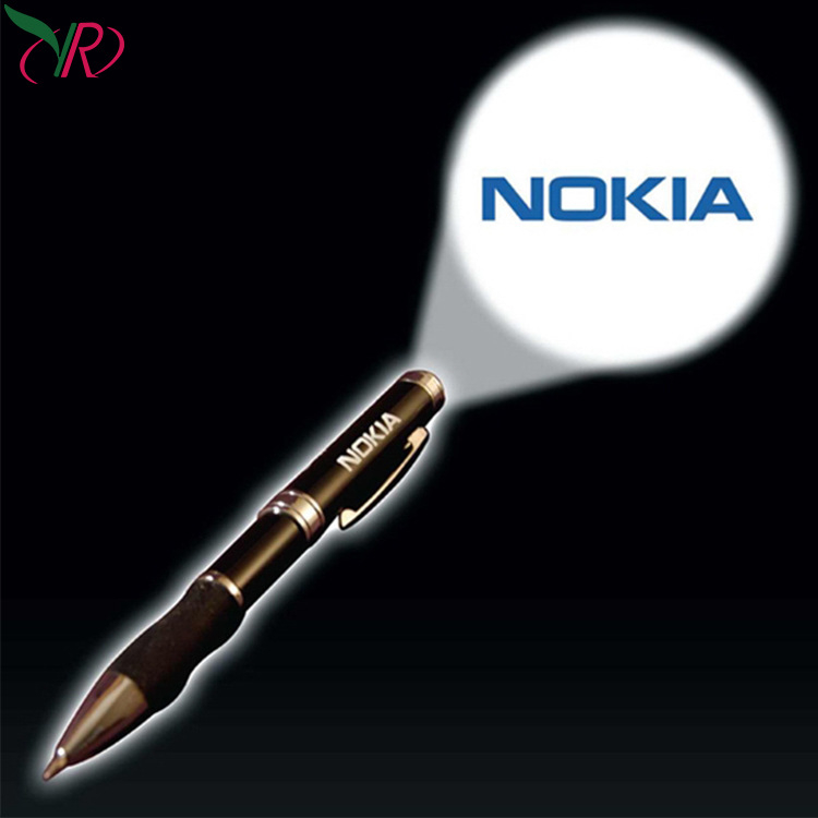 Metalna LED projekcijska olovka s mogućnošću tiskanja logotipa – promotivni dar