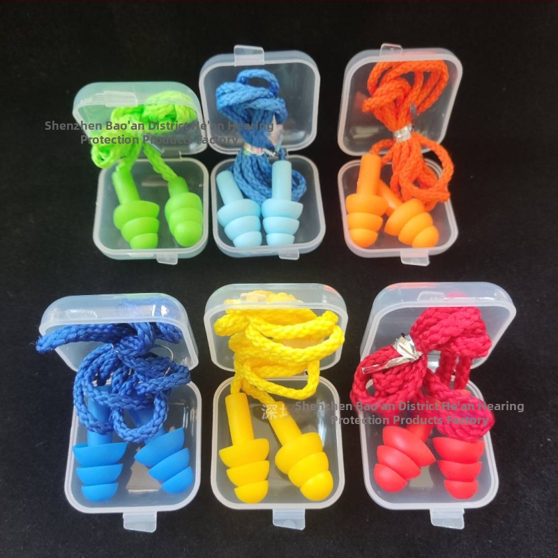 PU ušné štuple so šnúrkou, zníženie hluku 33 dB, SNR 35 dB, CE EN 352-2