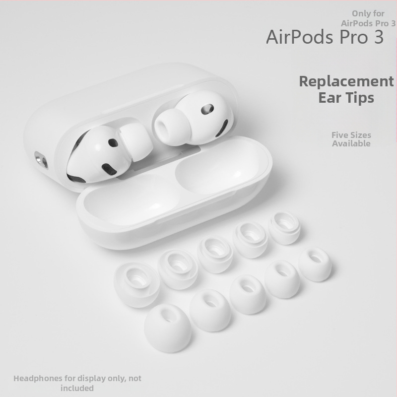 AirPods Pro 3 silikónové krytky do uší – náhradné krytky slúchadiek, 30% zníženie hluku, izolácia zvuku, zlepšenie kvality zvuku
