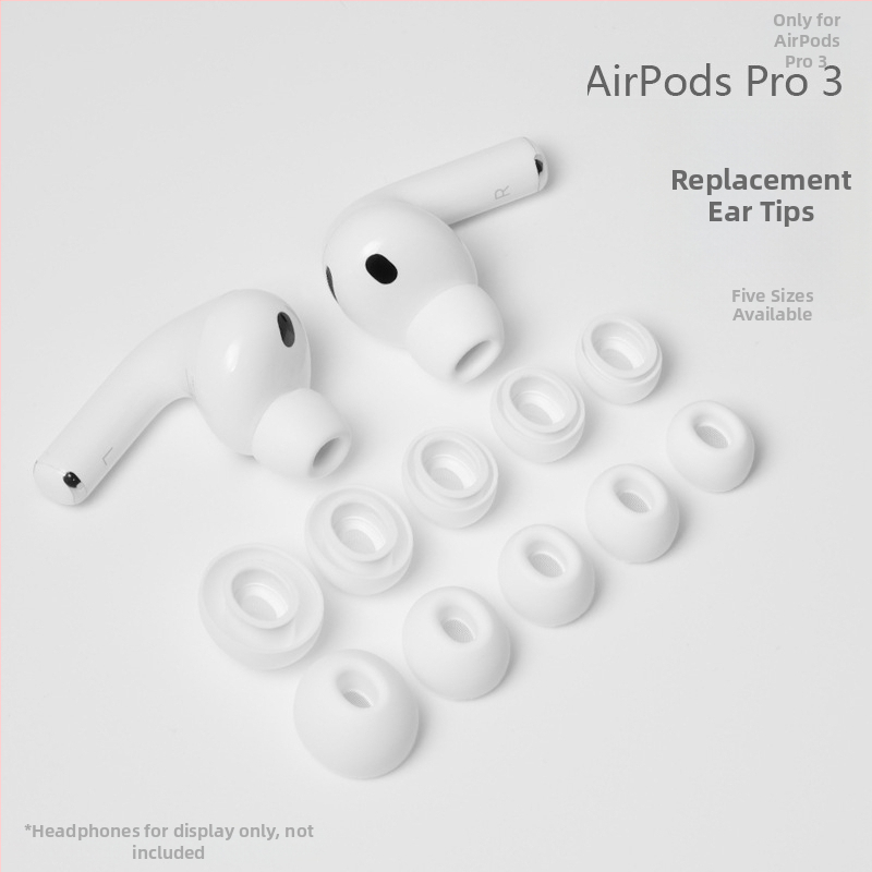 AirPods Pro 3 silikónové krytky do uší – náhradné krytky slúchadiek, 30% zníženie hluku, izolácia zvuku, zlepšenie kvality zvuku
