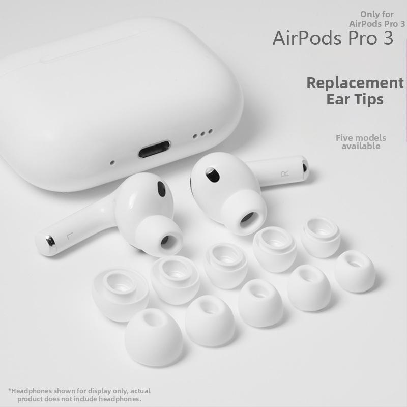 AirPods Pro 3 silikónové krytky do uší – náhradné krytky slúchadiek, 30% zníženie hluku, izolácia zvuku, zlepšenie kvality zvuku