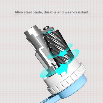 Deli 0642 oštrilica za olovke, plastična, ručno upravljanje, neto težina 160 g