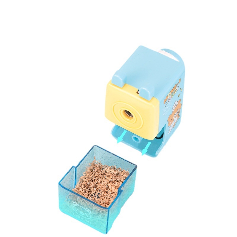 Deli 0642 oštrilica za olovke, plastična, ručno upravljanje, neto težina 160 g